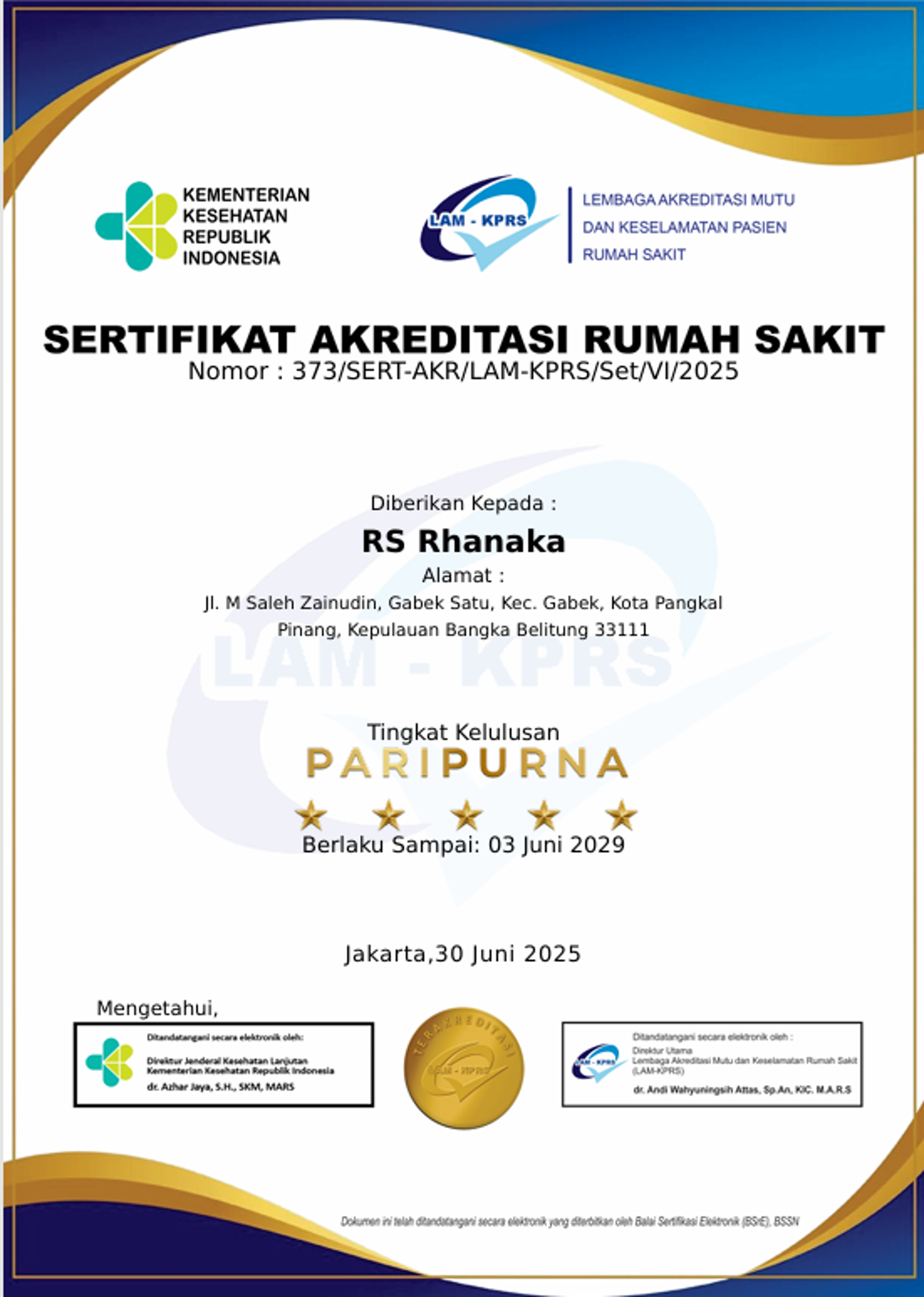 Rumah Sakit Rhanaka